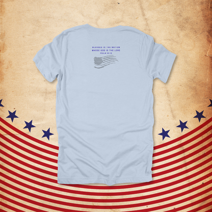 JesUSAves Patriotic T-Shirt| Psalm 33:12