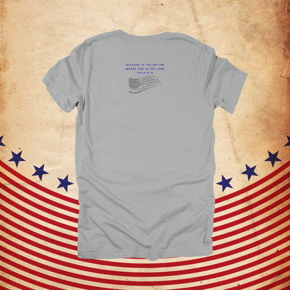 JesUSAves Patriotic T-Shirt| Psalm 33:12