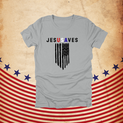 JesUSAves Patriotic T-Shirt| Psalm 33:12