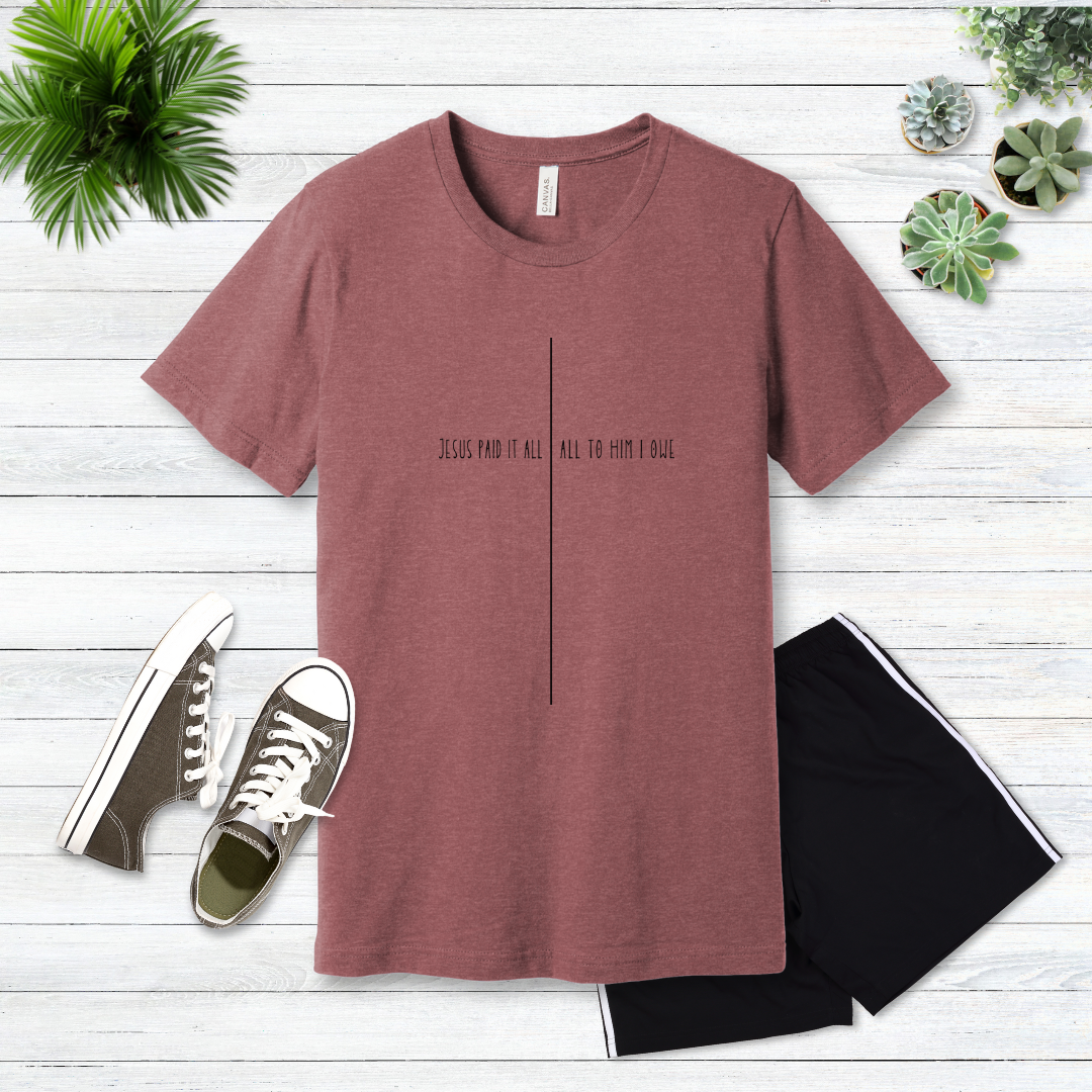 Jesus Paid It All T-Shirt | Galatians 2:20