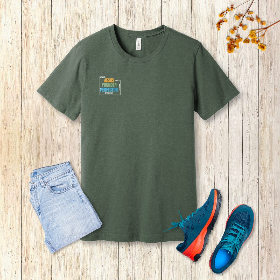 Keep Looking Up T-Shirt | Hebrews 12:2