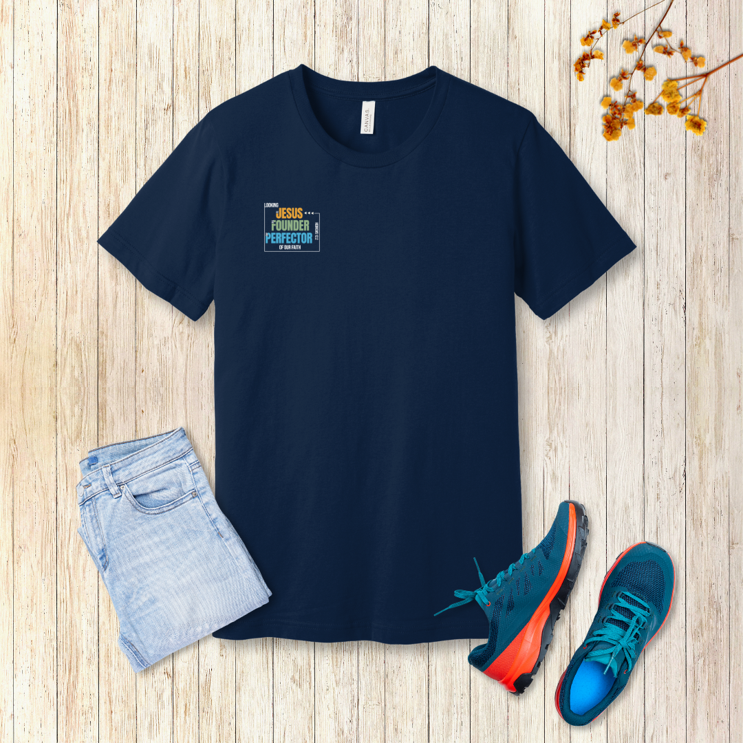 Keep Looking Up T-Shirt | Hebrews 12:2