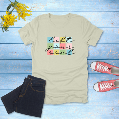Lift Your Soul Christian T-Shirt | Psalm 143:8