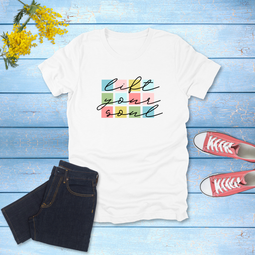 Lift Your Soul Christian T-Shirt | Psalm 143:8