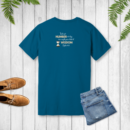Living Numbered T-Shirt | Psalm 90:12