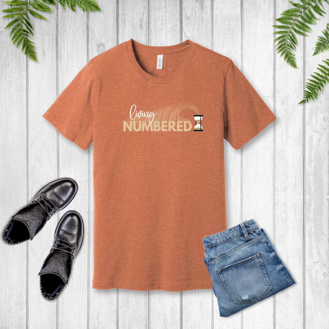 Living Numbered T-Shirt | Psalm 90:12