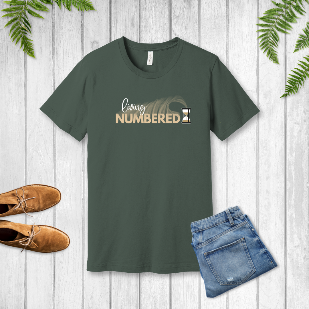 Living Numbered T-Shirt | Psalm 90:12