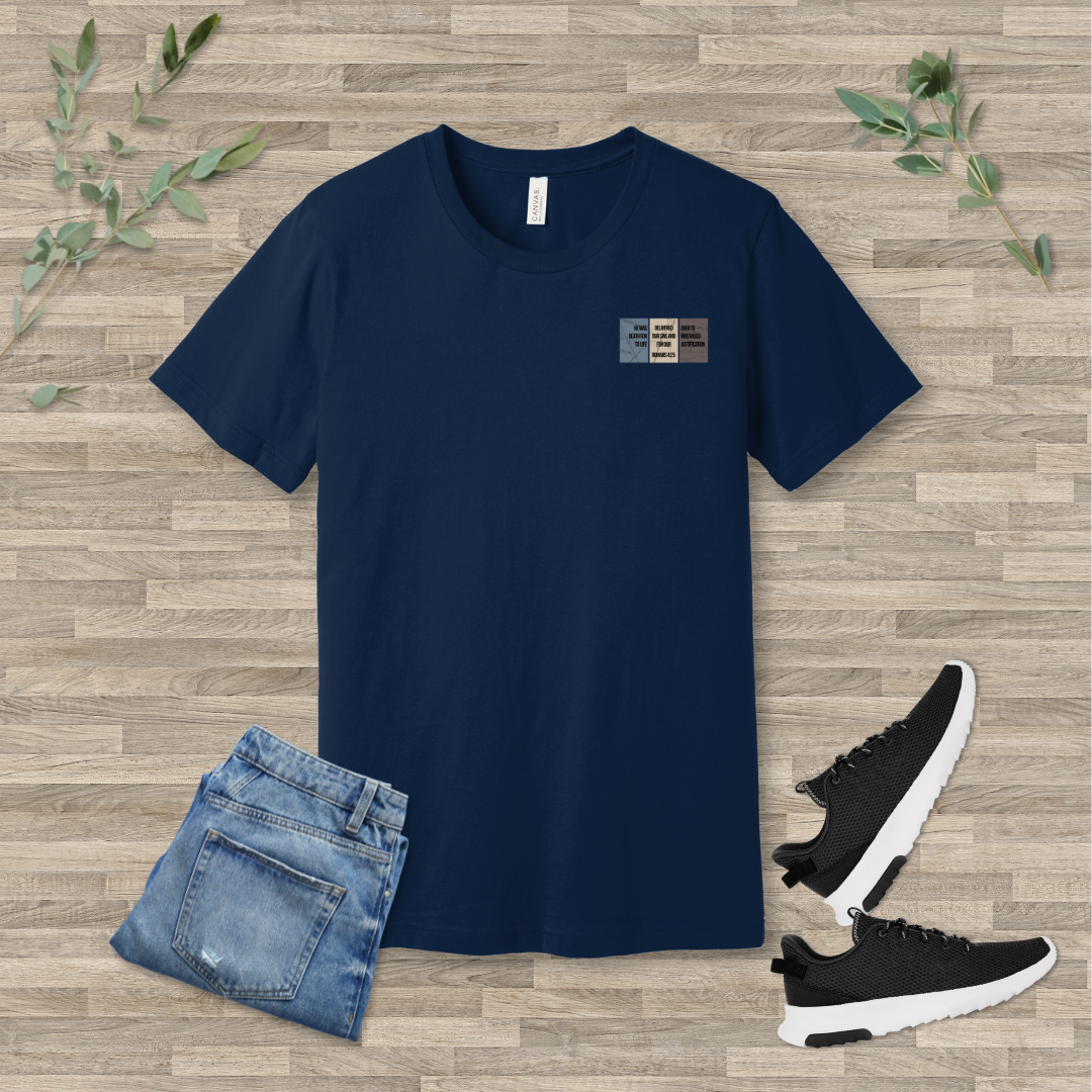 Loved to Death and Back T-Shirt | Romans 4:25