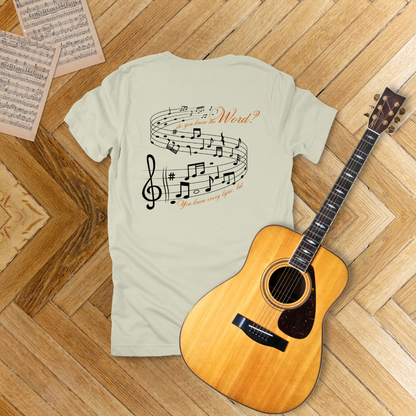 Know the Word – Music & Scripture T-Shirt | John 1:1