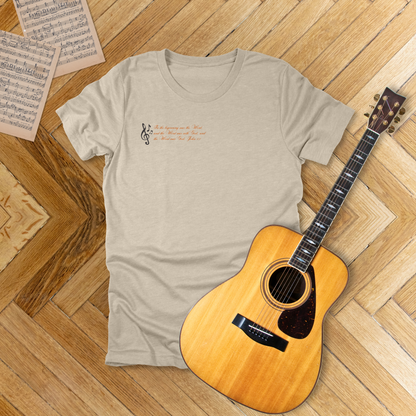 Know the Word – Music & Scripture T-Shirt | John 1:1