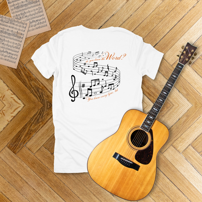 Know the Word – Music & Scripture T-Shirt | John 1:1