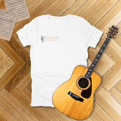 Know the Word – Music & Scripture T-Shirt | John 1:1