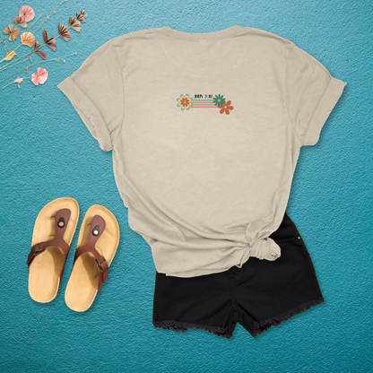 More Jesus, Less Me – Retro Floral T-Shirt | John 3:30