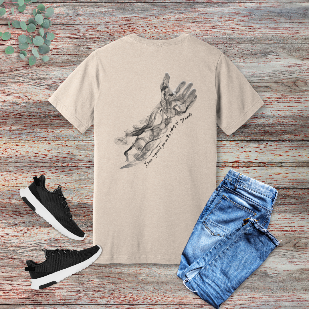 Engraved in His Hands T-Shirt | Isaiah 49:16