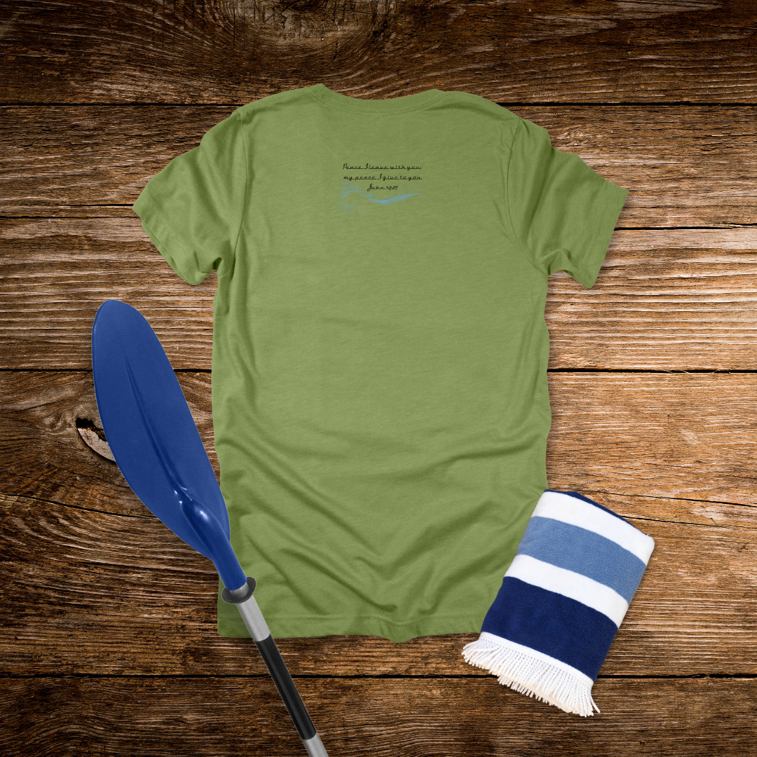 I’ve Got Peace Like a River – Christian Nature Tee | John 14:27