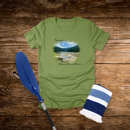 I’ve Got Peace Like a River – Christian Nature Tee | John 14:27
