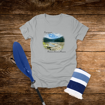I’ve Got Peace Like a River – Christian Nature Tee | John 14:27