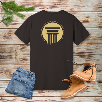 Firm Foundation Pillar T-Shirt | Psalm 75:3