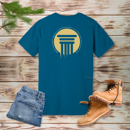 Firm Foundation Pillar T-Shirt | Psalm 75:3