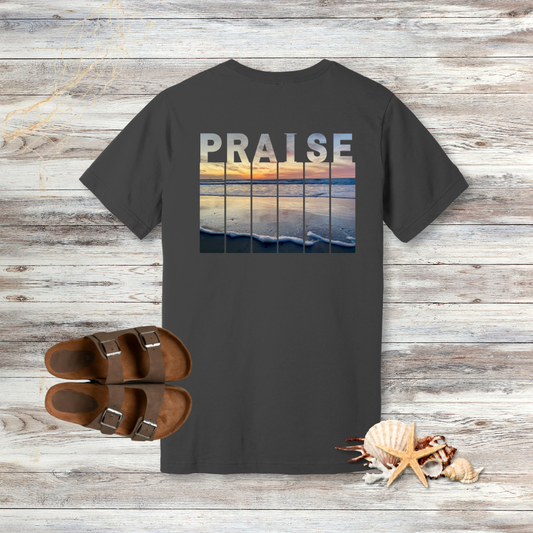 Praise Beach Sunset T-Shirt | Psalm 150