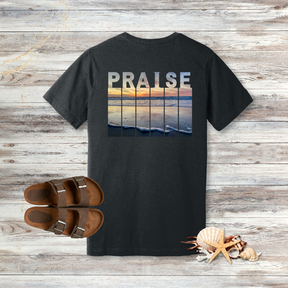 Praise Beach Sunset T-Shirt | Psalm 150
