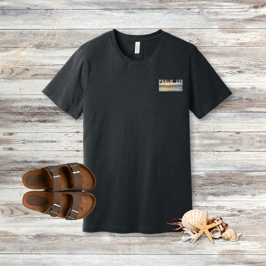 Praise Beach Sunset T-Shirt | Psalm 150