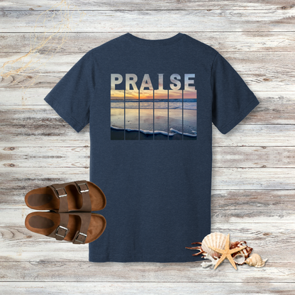Praise Beach Sunset T-Shirt | Psalm 150