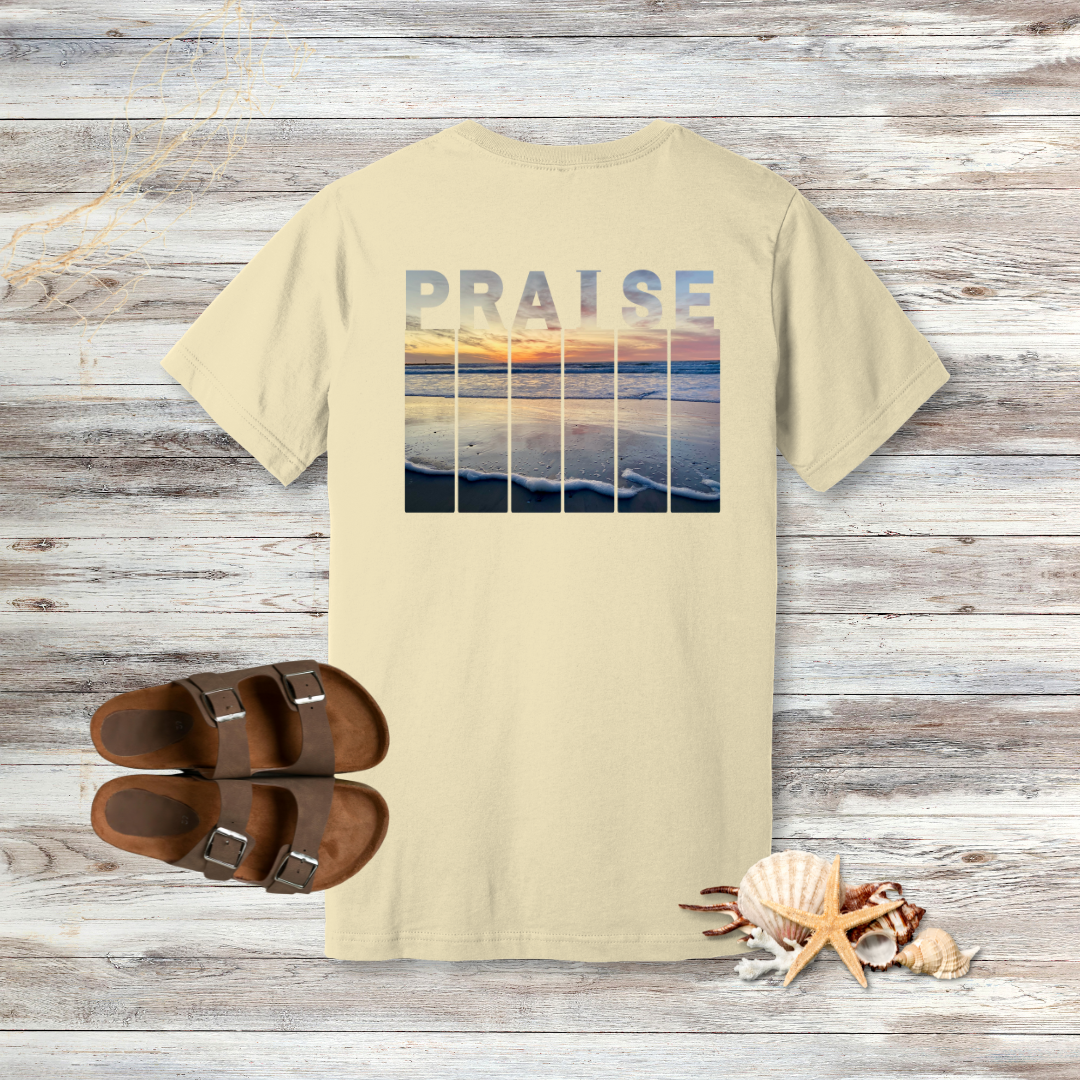 Praise Beach Sunset T-Shirt | Psalm 150