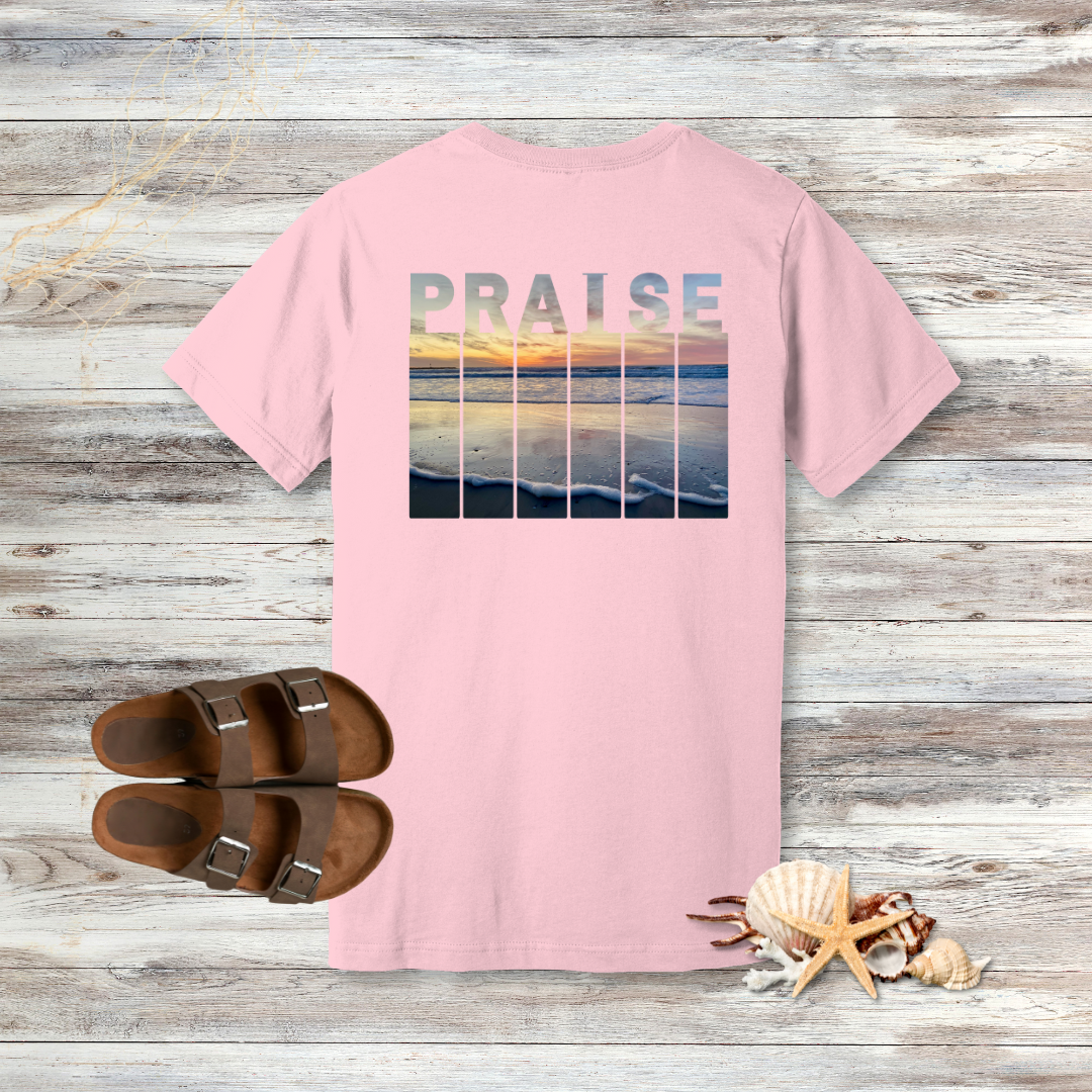 Praise Beach Sunset T-Shirt | Psalm 150