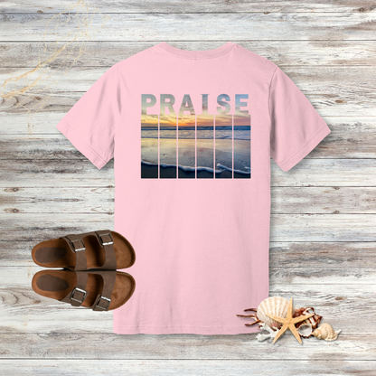 Praise Beach Sunset T-Shirt | Psalm 150