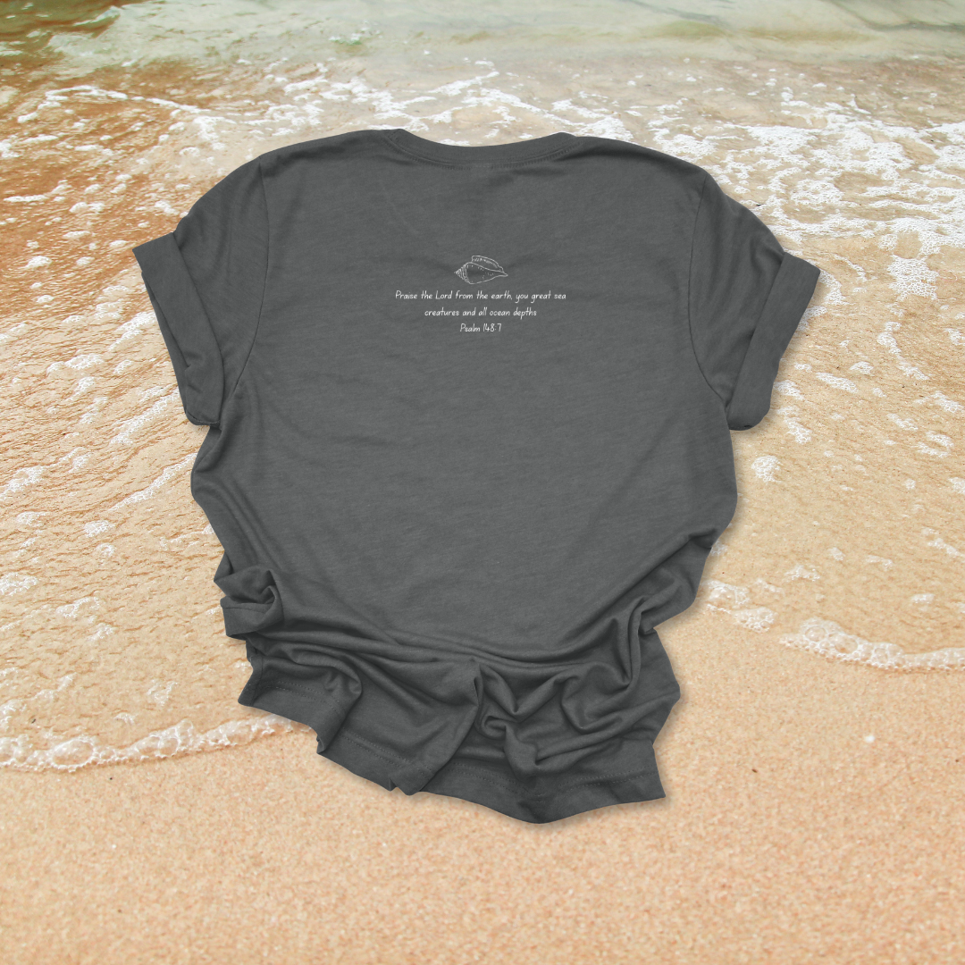 Ocean Praise – Coastal Creation T-Shirt | Psalm 148:7