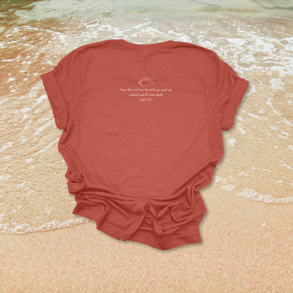 Ocean Praise – Coastal Creation T-Shirt | Psalm 148:7