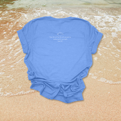 Ocean Praise – Coastal Creation T-Shirt | Psalm 148:7