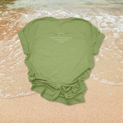 Ocean Praise – Coastal Creation T-Shirt | Psalm 148:7