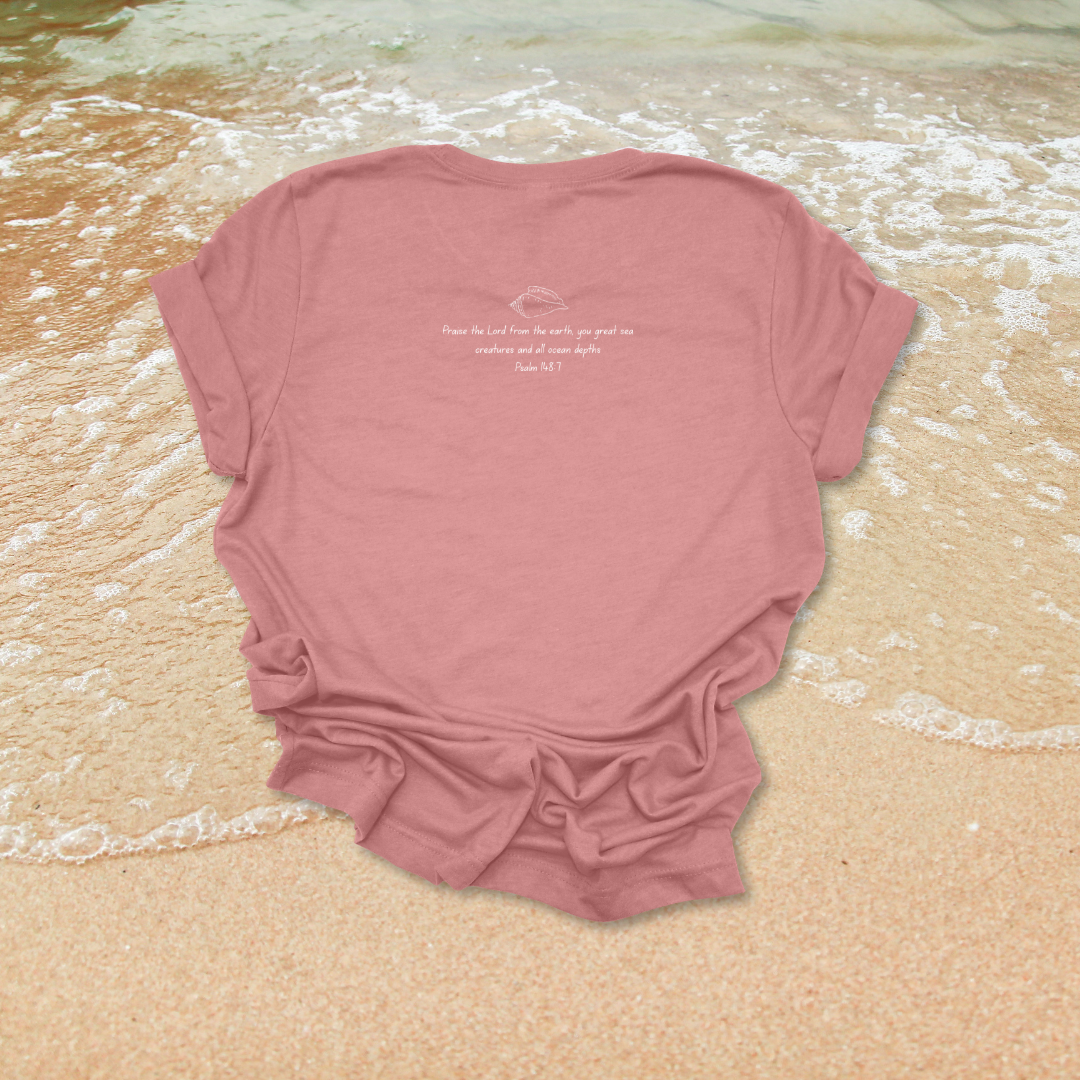 Ocean Praise – Coastal Creation T-Shirt | Psalm 148:7