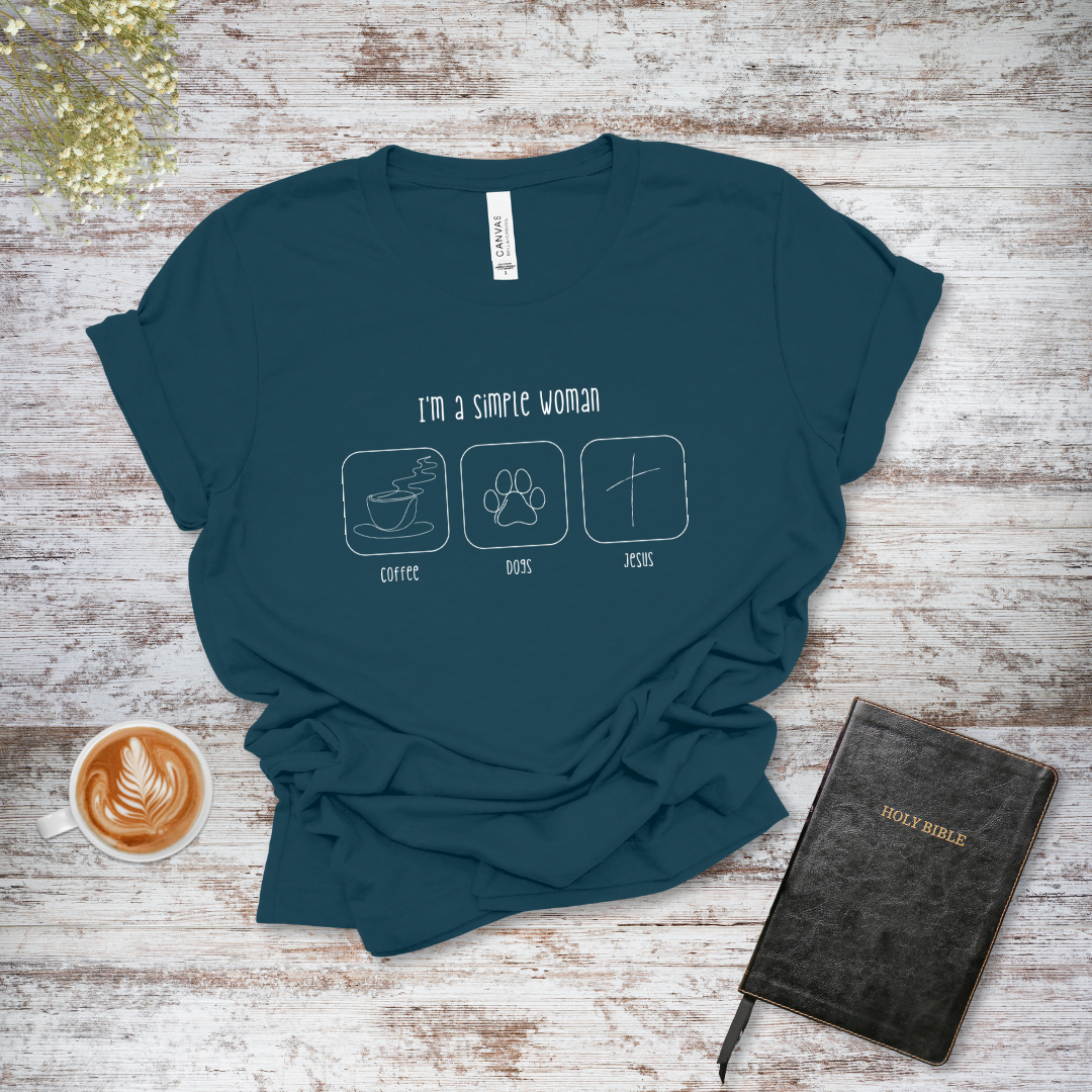 I'm a Simple Woman T-Shirt | James 1:17