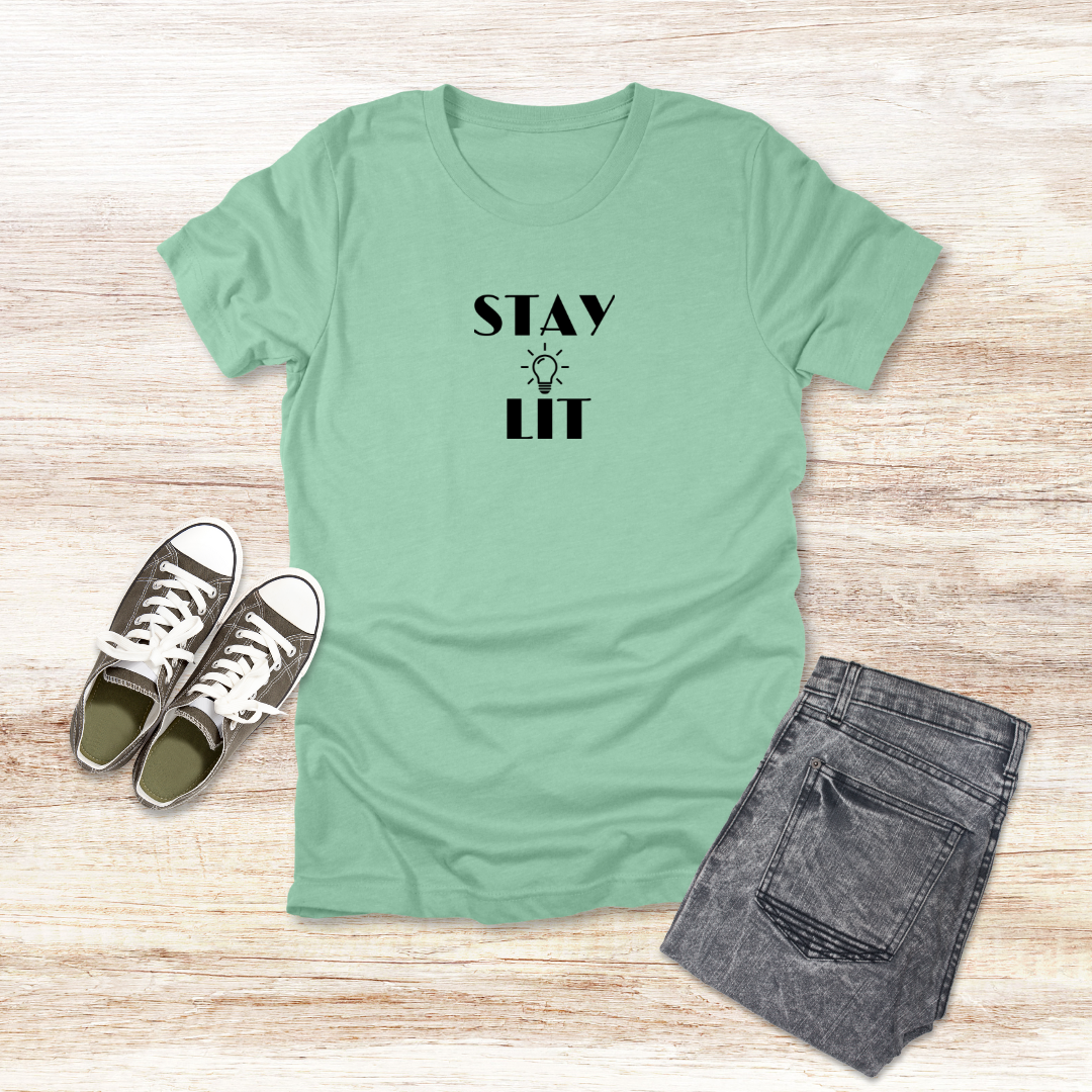 Stay Lit – Light of the World T-Shirt | Matthew 5:14
