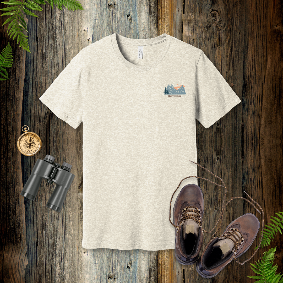 Trust in the Lord Compass T-Shirt | Proverbs 3:5-6