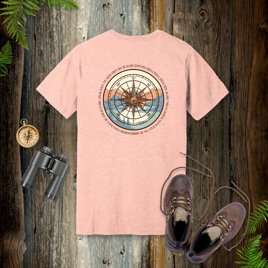 Trust in the Lord Compass T-Shirt | Proverbs 3:5-6