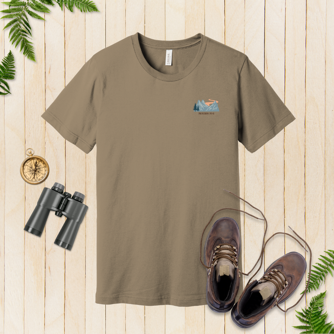 Trust in the Lord Compass T-Shirt | Proverbs 3:5-6