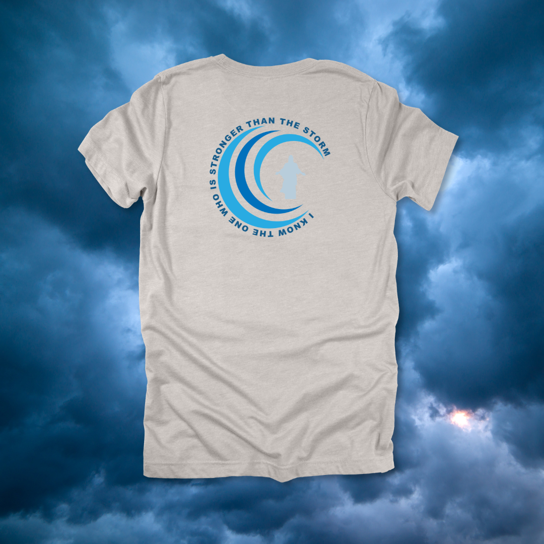 Stronger Than the Storm T-Shirt | Mark 4:39