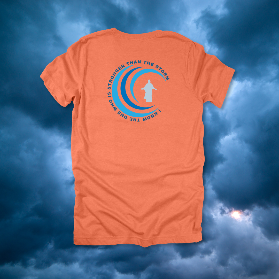 Stronger Than the Storm T-Shirt | Mark 4:39