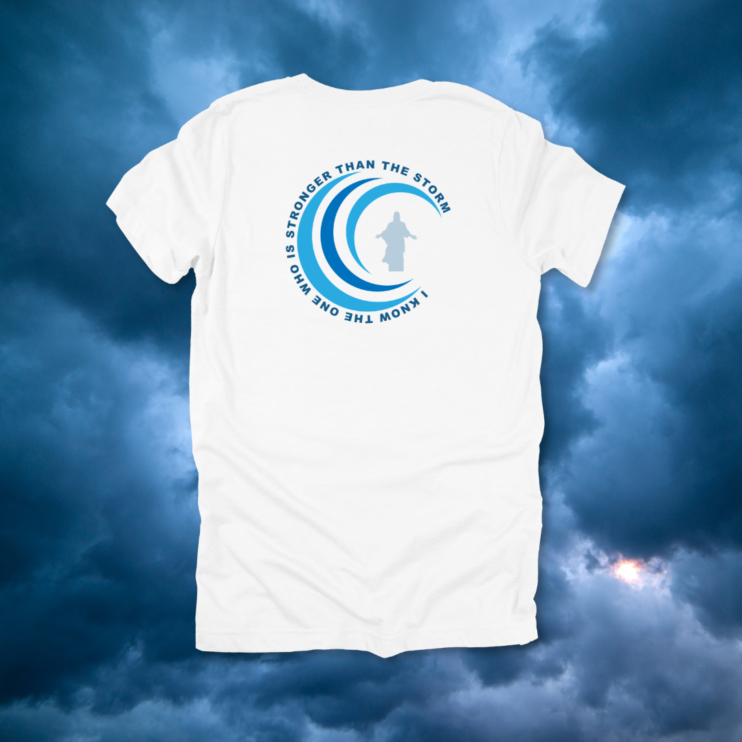 Stronger Than the Storm T-Shirt | Mark 4:39