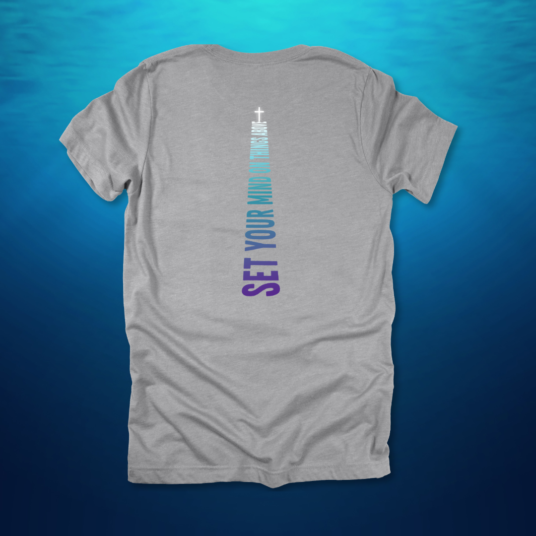 Mind on Things Above Gradient T-Shirt | Colossians 3:2