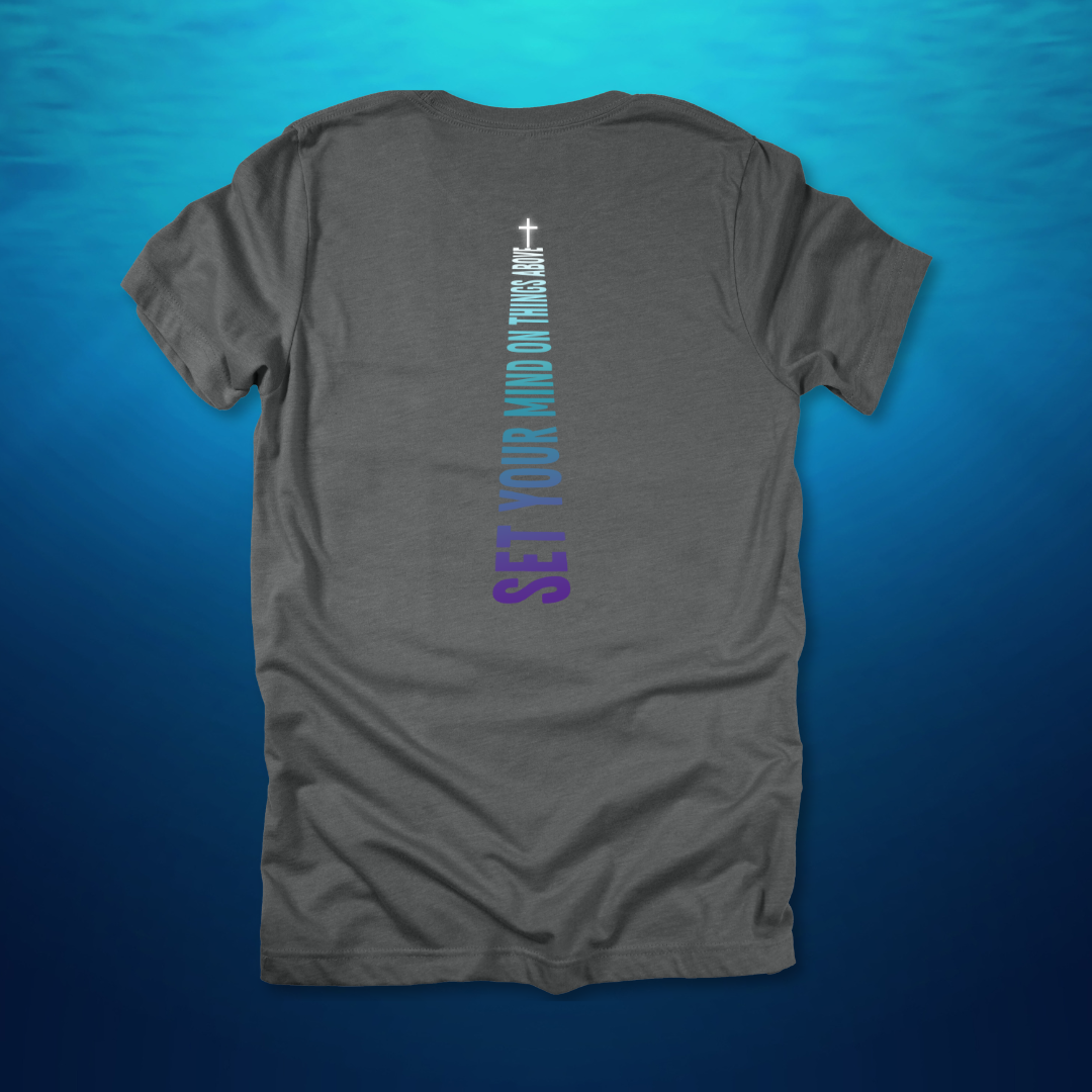 Mind on Things Above Gradient T-Shirt | Colossians 3:2