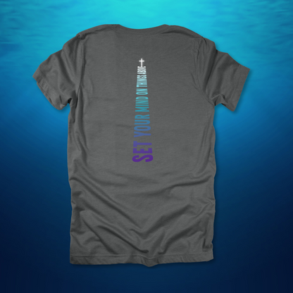 Mind on Things Above Gradient T-Shirt | Colossians 3:2