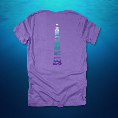 Mind on Things Above Gradient T-Shirt | Colossians 3:2