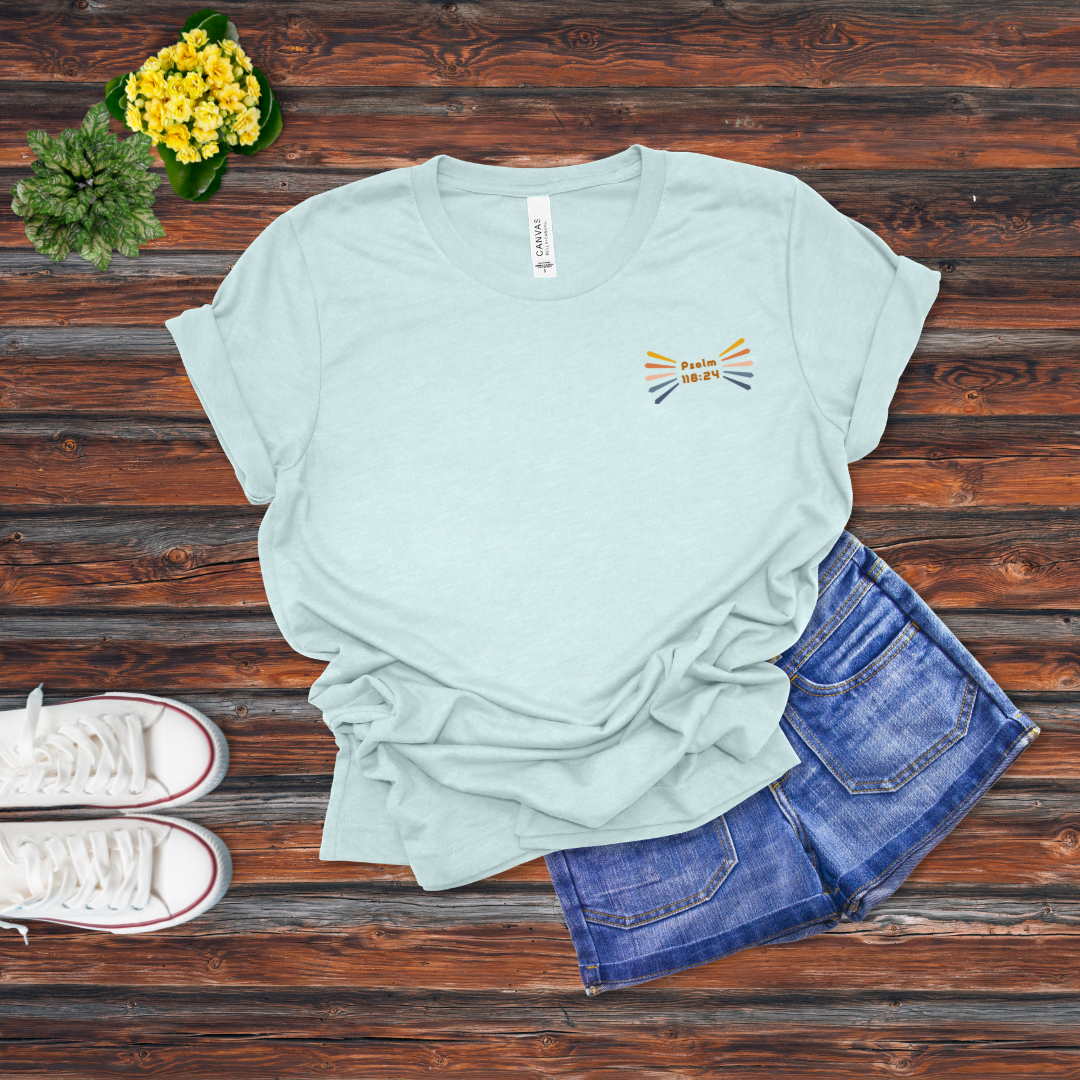 This Is the Day – Retro Sunrise T-Shirt | Psalm 118:24