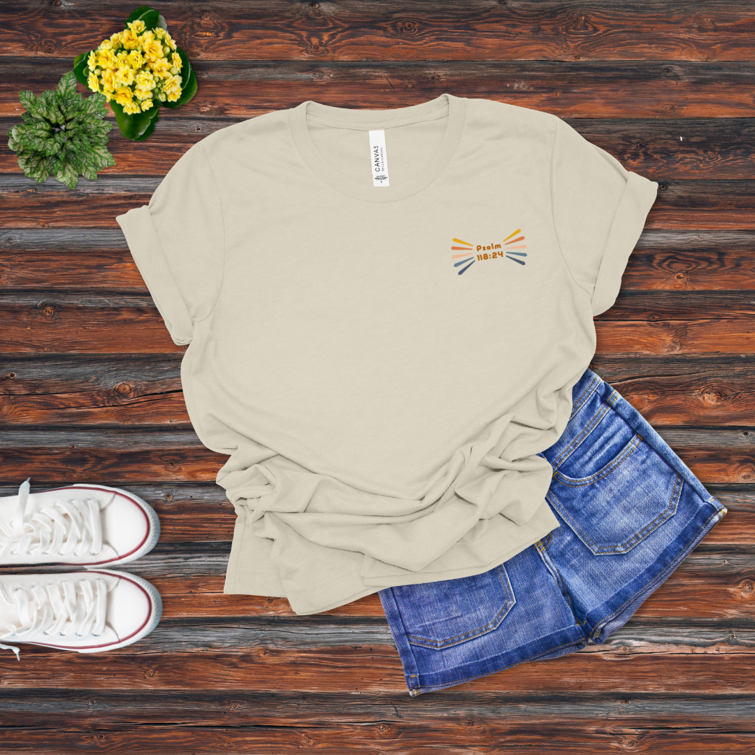 This Is the Day – Retro Sunrise T-Shirt | Psalm 118:24