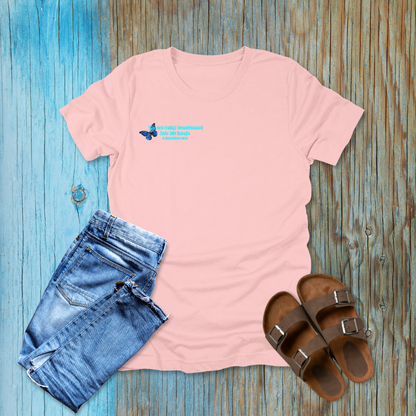 Transformed Butterfly Faith T-Shirt | 2 Corinthians 3:18